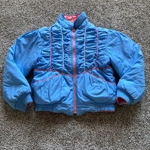 Vintage reversible pink & blue jacket